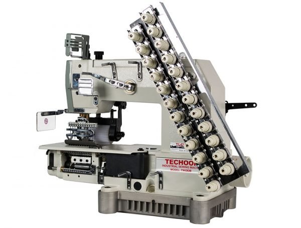 TK-118-12064-P      Máquina elastiqueira de doze agulhas com catraca.