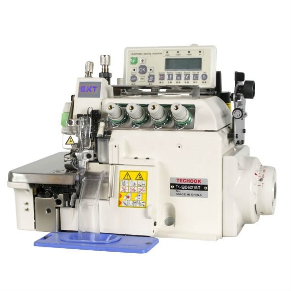 TK-5200EXT-5/UT-Máquina interloque eletrônica com sugador.